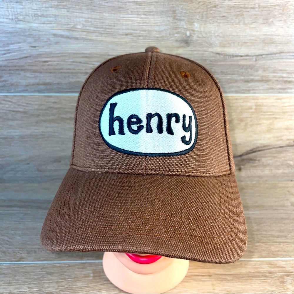 Seattle Ryan Henry Ward Wearable Art Trucker Hemp Heavy Duty Brown Snapback Hat - Picture 1 of 6